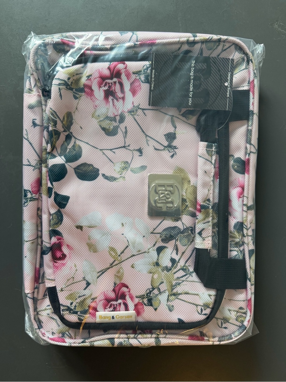 Bang & Olufsen Pink Floral Cosmetic Pouch
